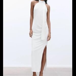 Zara Open Back Midi Dress